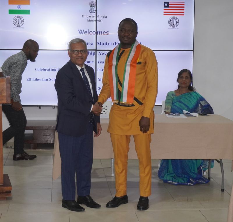 Honouring of 20 Liberian Students Awarded ICCR India–Africa Maitri Scholarships for AY 2026-2027 – 06 July 2026